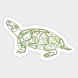 Knotted Turtle Sticker